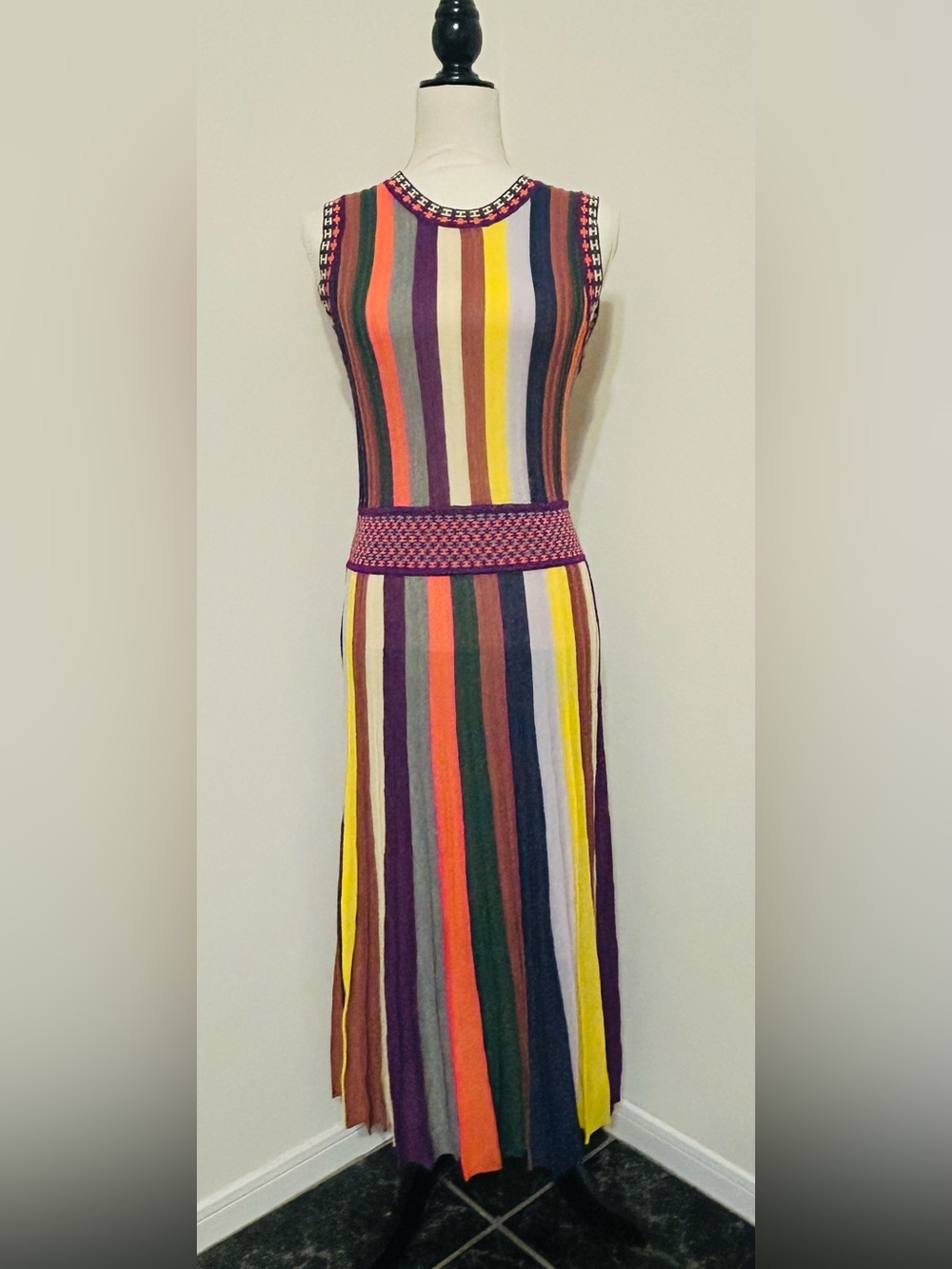Harper Multi-Color Striped Knit Dress - Picture 2 of 5